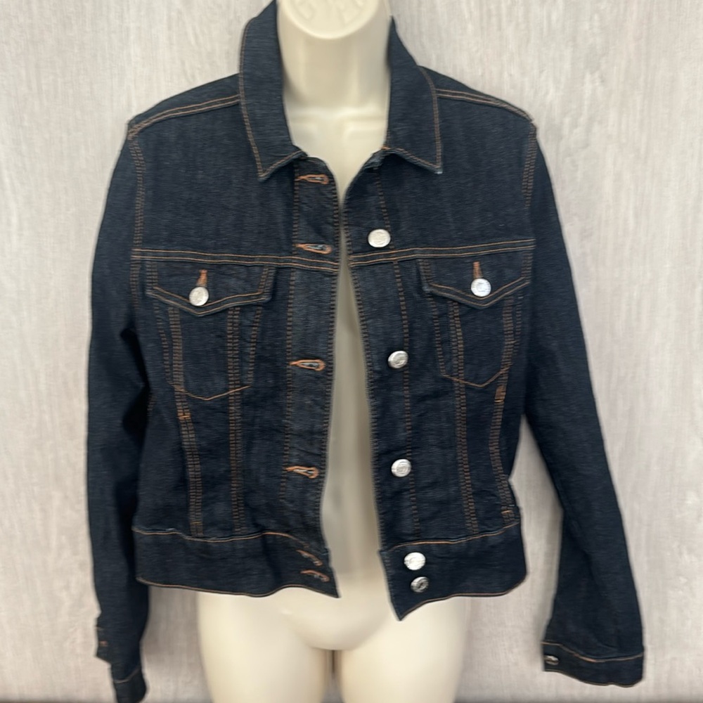 TOPSHOP Crop Denim Jacket